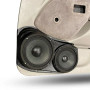 Single 8″ and Single 6.5″ Speaker Pods for the Front Door of a 01-04 Toyota Tacoma Both Manual and Electric Windows