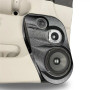 Single 6.5″ and Single 3.5″ and Single Tweeter Speakers Pods for the Front Door of a 07-09 Chevrolet Silverado-GMC Sierra Lower Handle