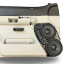 Dual 8″ and Dual Tweeter Speaker Pods for the Front Door of a 07-09 Chevrolet Silverado-GMC Sierra Lower Handle