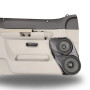 Single 8″ and Single 6.5″ Speaker Pods for the Front Door of a 07-09 Chevrolet Silverado-GMC Sierra Lower Handle
