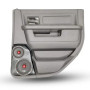 Single 6.5″ and Single 5.25 in Speaker Pods for the Rear Door of a 09-18 Dodge Ram-Dodge Ram Crew Cab