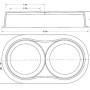 Custom Speaker Pods Brand – Dual 6.5″ Universal Flat Speaker Pods for any flat mounting location
