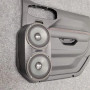Flangeless Dual 6.5″ Speaker Pods for the Front Door of a 18-24 Jeep Wrangler-Jeep Gladiator Leather Trim Doors