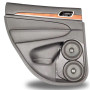 Dual 6.5″ Speaker Pods for the Rear Door of a 11-21 Jeep Grand Cherokee