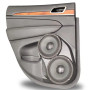 Dual 8″ Speaker Pods for the Rear Door of a 11-21 Jeep Grand Cherokee