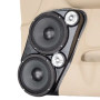 Dual 8″ and Dual Tweeter Speaker Pods for the Front Door of a 07-09 GM Full Size Truck Upper Handle