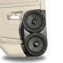 Dual 6.5″ Speaker Pods for the Rear Door of a 05-10 Jeep Grand Cherokee