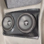 Dual 6.5″ Speaker Pods for the Rear Door of a 00-06 Chevrolet Silverado-GMC Sierra Extended Cab Manual Window