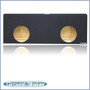 black 10" dual sealed x-large sub box, fits regular cab trucks