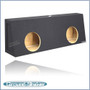 black 10" dual sealed x-large sub box, fits regular cab trucks