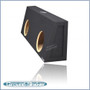 black 10" dual sealed x-large sub box, fits regular cab trucks