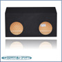 black 10" dual sealed sub box, fits 82-04 ford mustang coupe