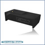 black 8" single sealed sub box, fits 09-24 ford f-150 crew-cab