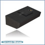 black 8" single sealed sub box, fits 09-24 ford f-150 crew-cab