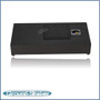 black 8" single sealed sub box, fits 09-24 ford f-150 crew-cab