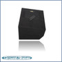 black 8" single sealed sub box, fits 09-24 ford f-150 crew-cab