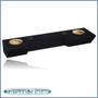 black 8" dual sealed sub box, fits 19-24 dodge ram quad-cab