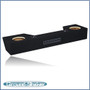 black 8" dual sealed sub box, fits 19-24 dodge ram quad-cab