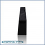 black 8" dual ported sub box, fits 06-23 dodge ram regular and mega cab