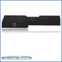 black 8" single sealed sub box, fits 05-23 nissan frontier crew-cab