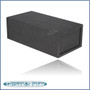 black 6.5" dual 32-hz ported sub box