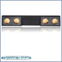 black 4 - 6 ½” speaker soundbar (speakers not included)