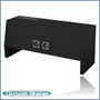 black 12" dual sealed sub box, fits 96-24 ford expedition 91-24 chevy suburban (w/3rd row seat)