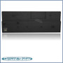 black 12" triple sealed sub box, fits 05-23 toyota tacoma double-cab