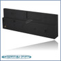 black 12" triple sealed sub box, fits 05-23 toyota tacoma double-cab