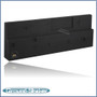 black 12" triple sealed sub box, fits 05-23 toyota tacoma double-cab