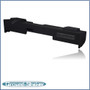 black 8" dual ported sub box, fits 07-18 chevy silverado extended cab