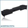 black 8" dual ported sub box, fits 07-18 chevy silverado extended cab