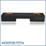 black 10" dual sealed sub box, fits 99-06 & 07 classic gmc sierra ext-cab
