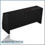 black 10" dual sealed solobaric sub box, fits 91-24 chevy suburban (w/3rd row seat)