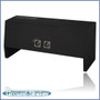 black 10" dual sealed solobaric sub box, fits 91-24 chevy suburban (w/3rd row seat)