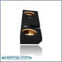 black 10" dual sealed sub box, fits 00-03 ford f-150 ext-cab