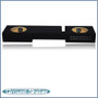 black 10" dual sealed sub boxs, fits 97-99 ford f-150 ext-cab