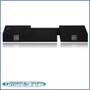 black 10" dual sealed sub boxs, fits 97-99 ford f-150 ext-cab