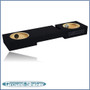 black 10" dual sealed sub boxs, fits 97-99 ford f-150 ext-cab