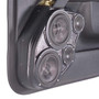 Dual 6.5″ + Dual 3.5″ Front Door Speaker Pods for the 2014-2018 Chevy/GMC Silverado, Sierra