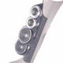 Dual 3.5″ + Dual 2″ Large A-Pillar Speaker Pods for the 2000-2006 Chevy/GMC Fullsize SUV