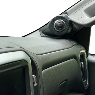Tweeter Pod Ford Ranger Single Tweeter Speaker Pods for the A-Pillar of a 14-18 GM Full Size ...