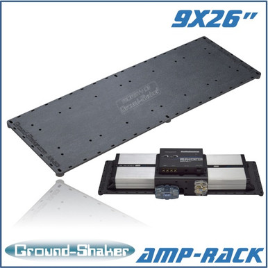 black 9”x 26” amp-rack