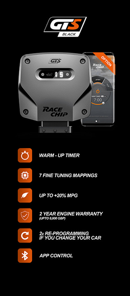 RaceChip GTS Black + App - X6 M (F96) (from 2020) X6 M (Euro 6d-TEMP) (600 HP/ 441 kW)