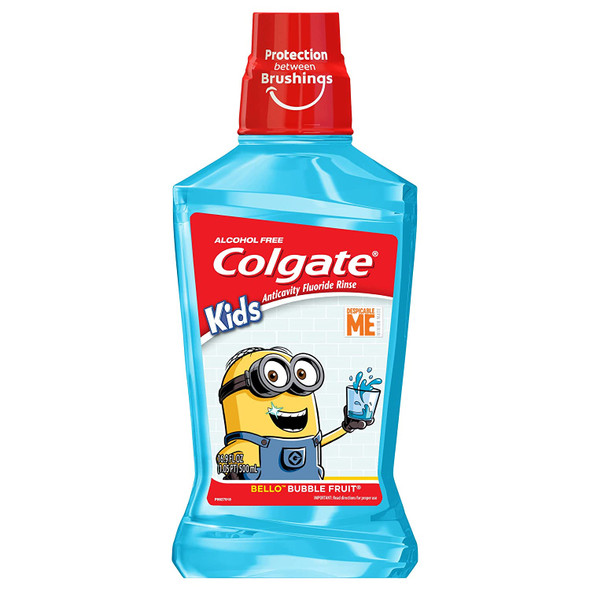 Colgate Kids Mouthwash, Minions, , Bubble Fruit Flavor