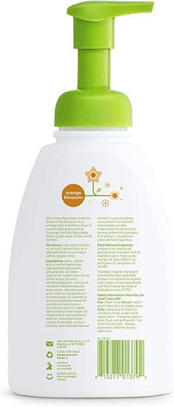 Baby Shampoo + Body Wash Pump Bottle, Orange Blossom