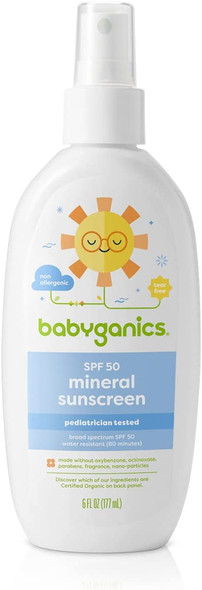 SPF 50 Baby Sunscreen Spray | UVA UVB Protection