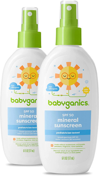 SPF 50 Baby Sunscreen Spray | UVA UVB Protection