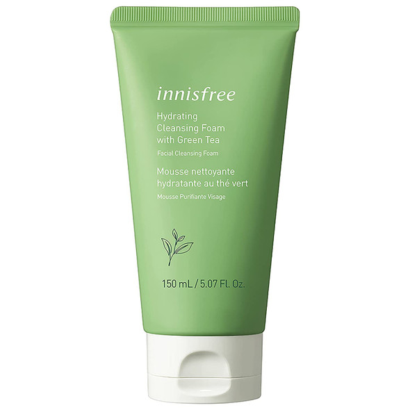 Green Tea Hydrating Cleansing Foam Creamy Face Cleanser