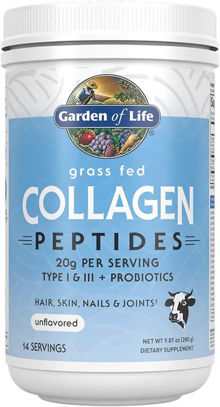 Garden of Life Grass Fed Collagen Peptides Powder